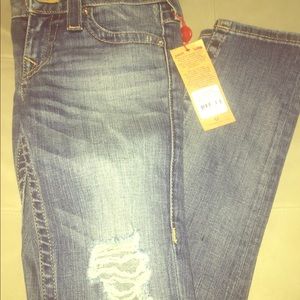 True Religion Distressed Jeans